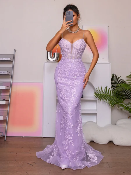 Sheath Spaghetti Straps...