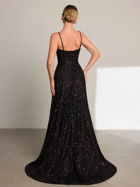 A-line Spaghetti Straps...