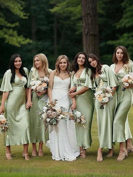 Sheath/Column V-neck...