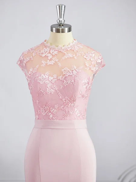 Trumpet/Mermaid High Neck...