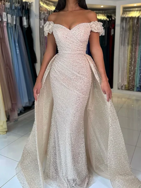 Sheath Off-the-Shoulder...