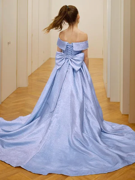 Ball Gown Off-the-Shoulder...
