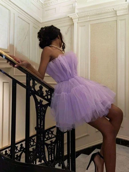 A-Line/Princess Strapless...