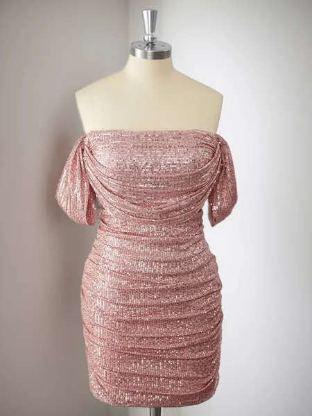 Sheath Off-the-Shoulder...