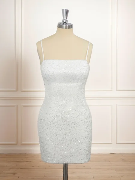 Sheath Lace Spaghetti...