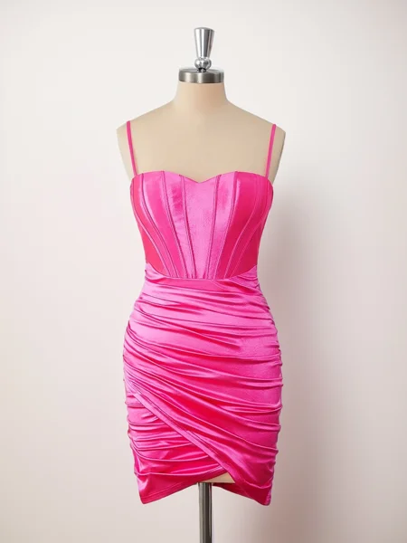 Sheath Spaghetti Straps...