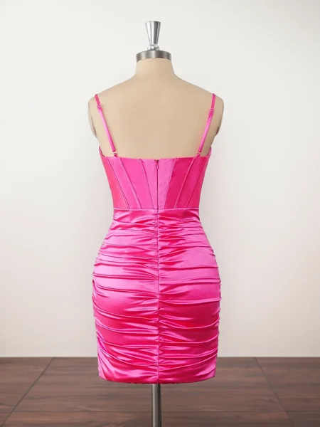 Sheath Spaghetti Straps...