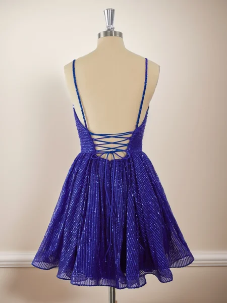 A-line Spaghetti Straps...