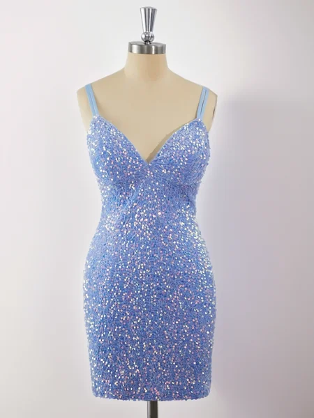 Sheath Velvet Sequins...