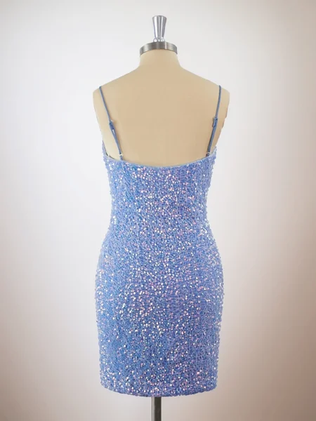 Sheath Velvet Sequins...