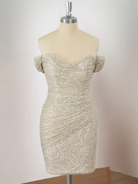 Sheath Off-the-Shoulder...