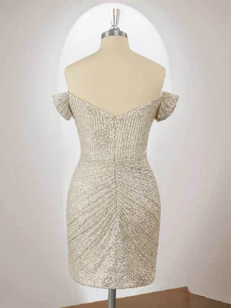 Sheath Off-the-Shoulder...