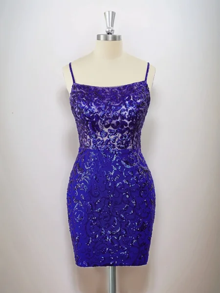 Sheath Spaghetti Straps...