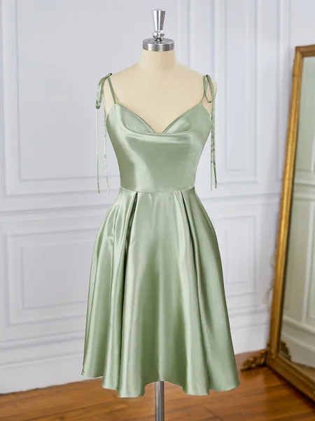 A-line Silk Like Satin...