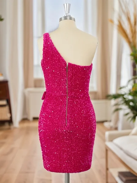 Sheath Velvet Sequins...