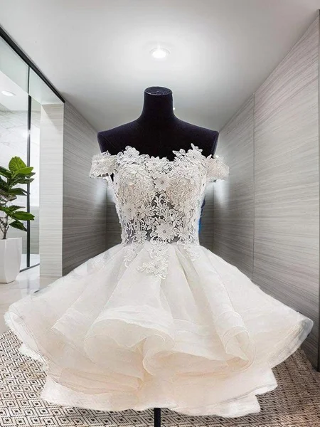 Ball Gown Off-the-Shoulder...