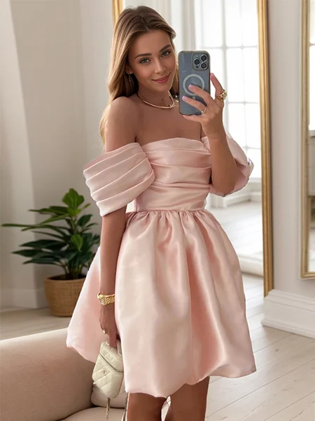 A-line Off-the-Shoulder...