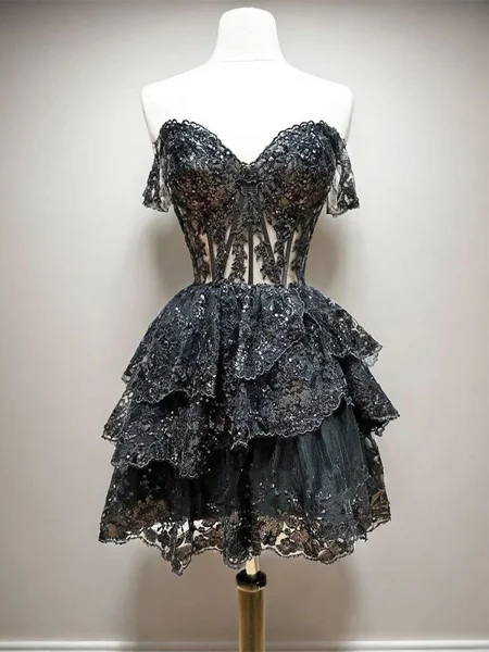 A-line Off-the-Shoulder...