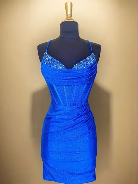 Sheath Spaghetti Straps...