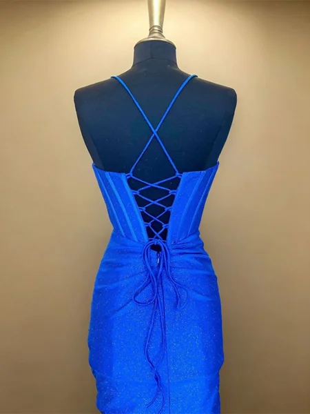 Sheath Spaghetti Straps...