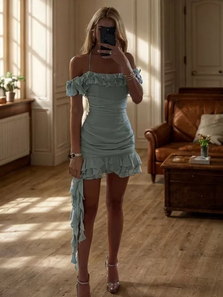 Sheath Cold Shoulder...