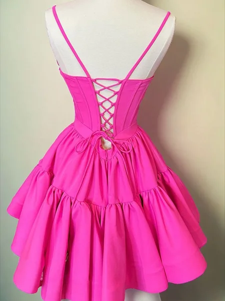 A-line Spaghetti Straps...