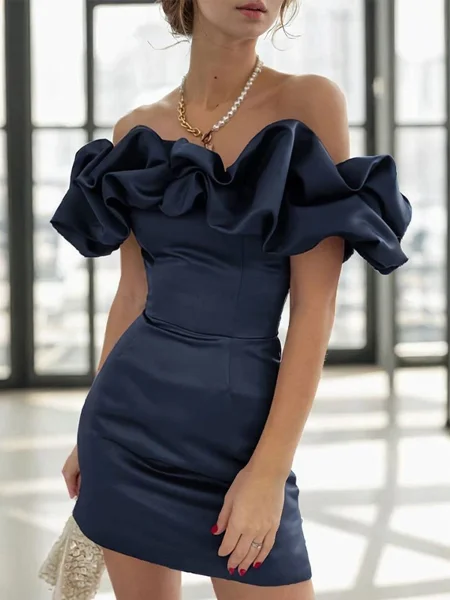 Sheath Off-the-Shoulder...