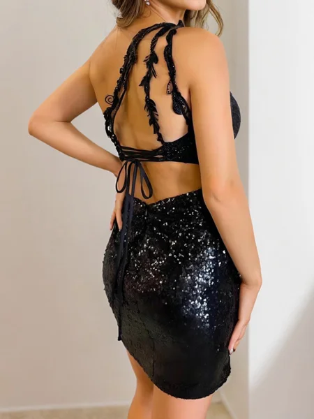 Sheath One-Shoulder...