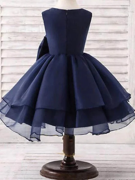 A-line Scoop Bowknot...