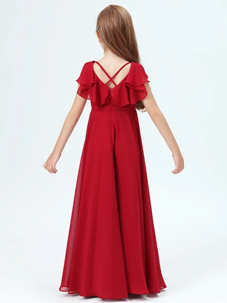 A-Line/Princess V-neck...