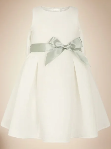 A-line Scoop Bowknot...
