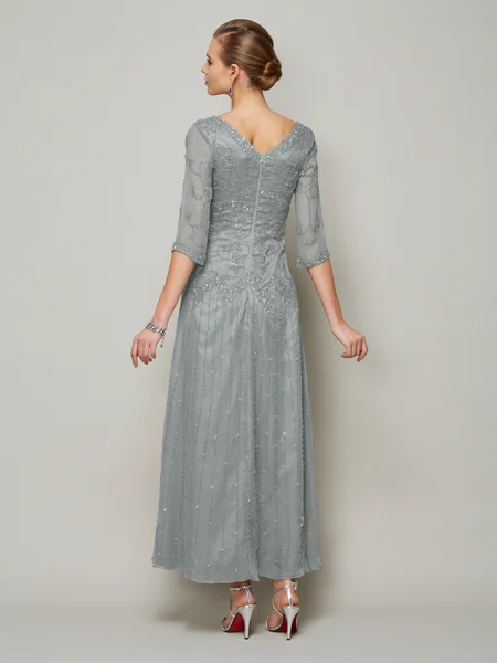 Sheath/Column V-neck...