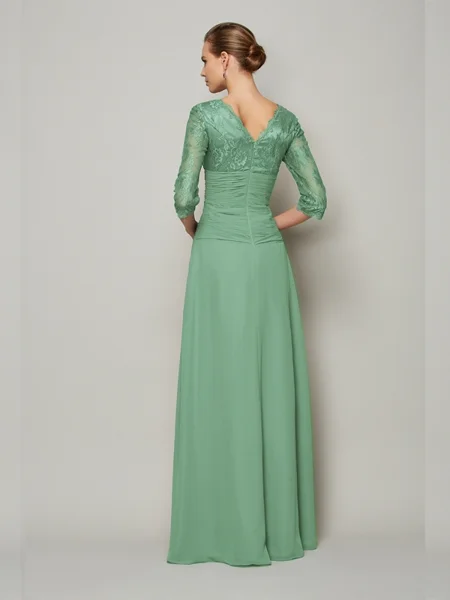 A-Line/Princess V-neck...