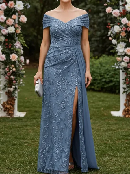 Sheath Off-the-Shoulder...