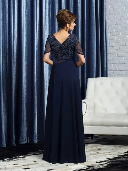 A-Line/Princess V-neck...