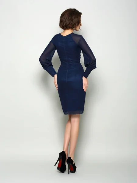 Sheath/Column High Neck...