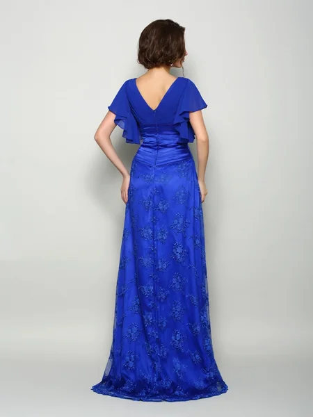 A-Line/Princess V-neck...