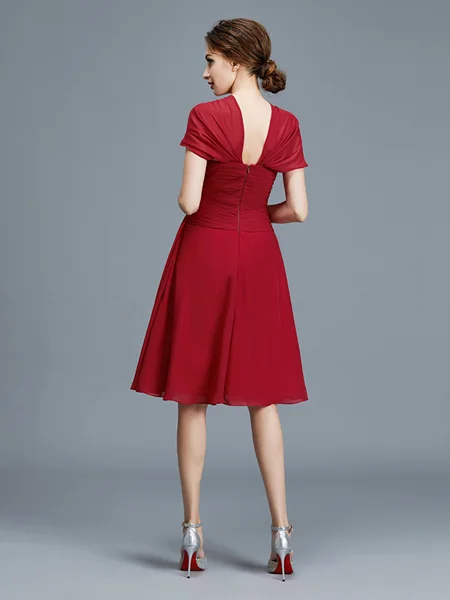 A-Line/Princess V-neck...