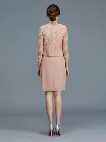 Sheath/Column Sheer Neck...