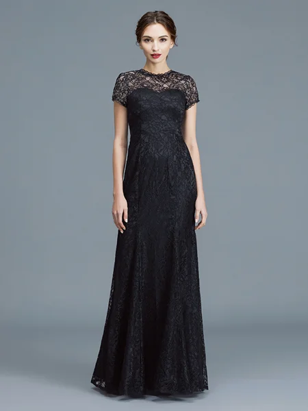 Trumpet/Mermaid Scoop Floor-Length Lace Mother of the Bride Dresses With Lace
