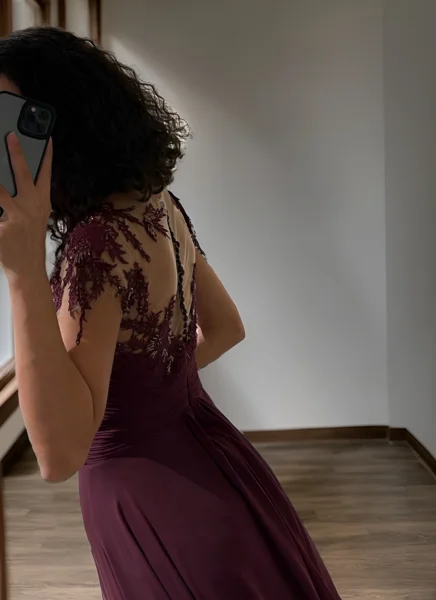 A-line Sweetheart Short...