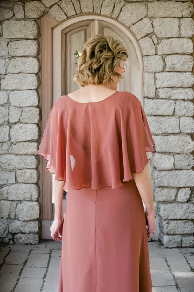 A-line Scoop Short Sleeves...