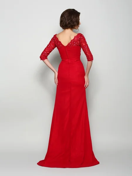 A-Line/Princess V-neck...