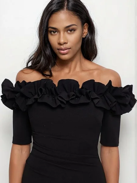 Sheath/Column Stretch Crepe...