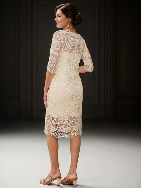 Sheath Bateau 3/4 Sleeves...