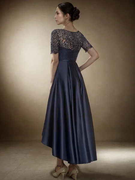 A-Line Bateau Short Sleeves...