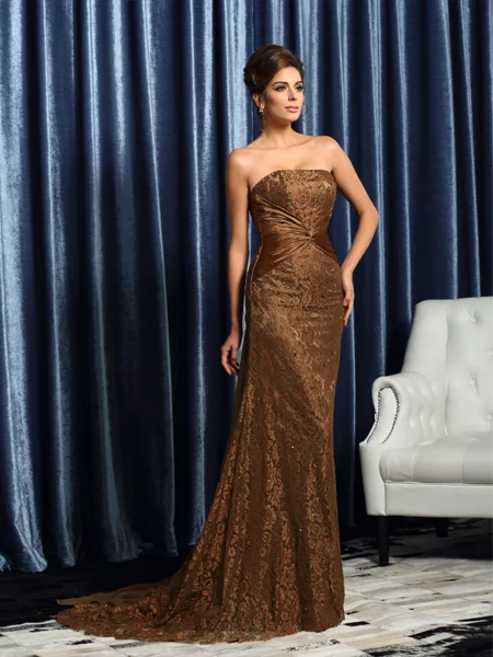 Sheath/Column Strapless...