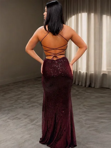 Sheath Spaghetti Straps...