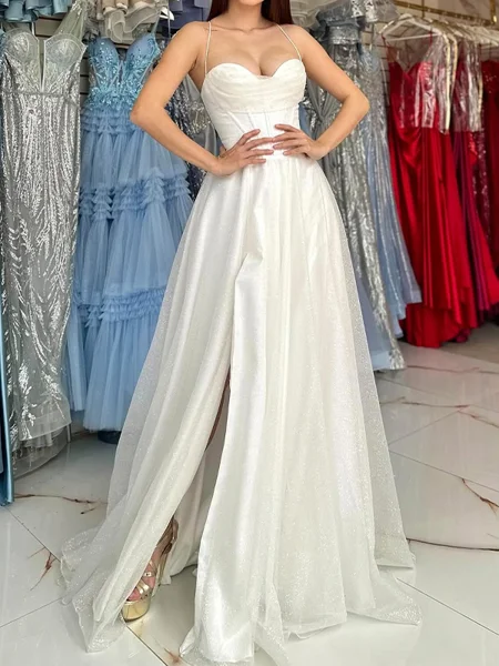 A-line/Princess Spaghetti...