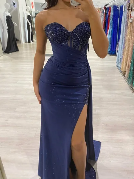 Sheath/Column Satin Chiffon...